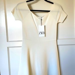 NWT - White/cream Zara dress